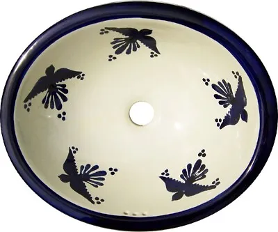 17  X 14  Talavera Ceramic Mexican Bathroom Sink Handmade Folk Art # 178 • $142.99