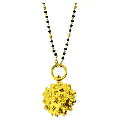 Jean Mahie Etruscan Ball Pendant In 22K Gold French C. 1990 • $10590