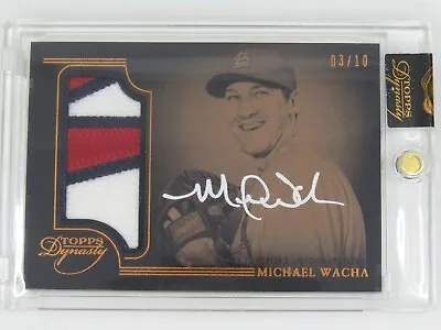 Michael Wacha 2015 Topps Dynasty Encased Prime Patch Autograph! #03/10! Ssp! • $74