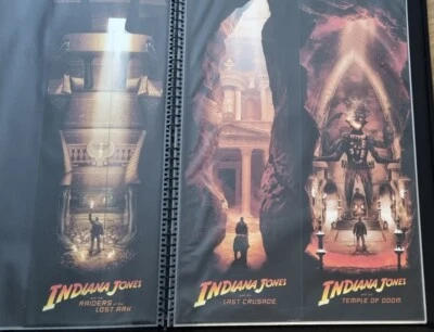 $399.99 • Buy Indiana Jones Trilogy Posters /250 - Ben Harman - Colour - Bottleneck Gallery -