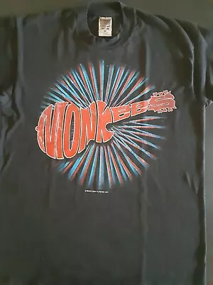 Vintage 1997 Monkees World Tour Black T Shirt Large • $45