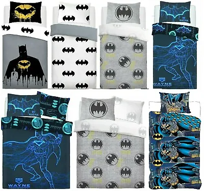 £12.90 • Buy Dc Comics Batman Duvet Covers - Kids Single Double Bedding Dark Knight Quilt 