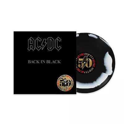 AC/DC Back In Black: 50th Anniversary - Black & White Marble (Vinyl) (US IMPORT) • $134.83