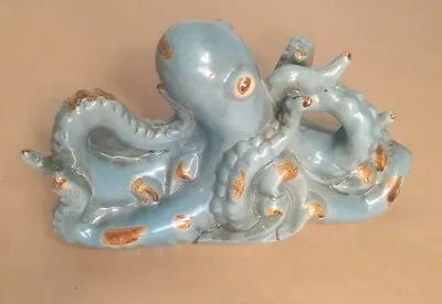 Excellent 19th Century Majolica Pallisy Centerpiece Kraken • £183.11