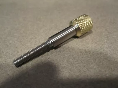 S&S Super E Idle Screw Stainless & Brass Knurled Top (Short Version) • $24.50