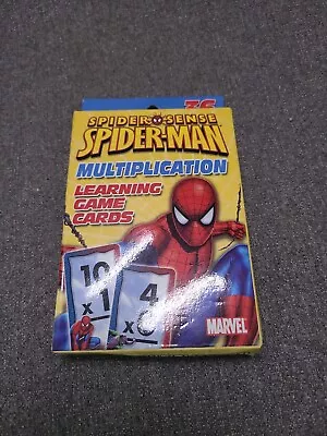 Marvel Spider-man Spider Sense 36 Multiplication Learning Game Flash Cards  • $5
