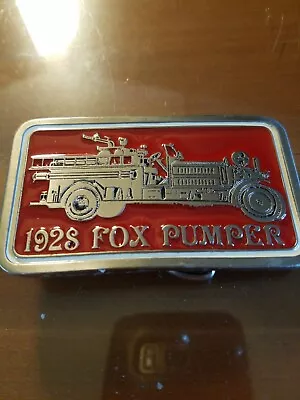 1928 Fox Pumper Belt Buckle • $8.95