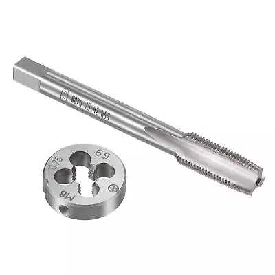 M8 X 0.75mm Metric Tap And Die Set HSS Machine Thread Tap With Round Die • £12.55