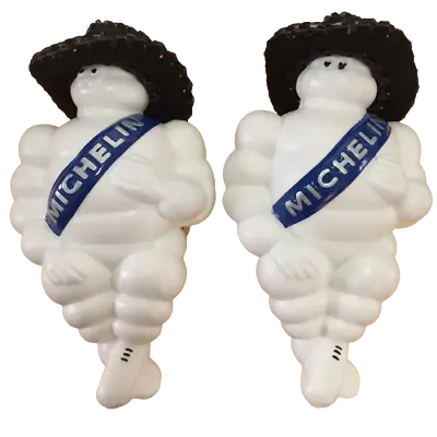 Michelin Doll Bibendum Man Advertise Mascot Figure Tire With Hat & Light 2 X 8  • £55.20