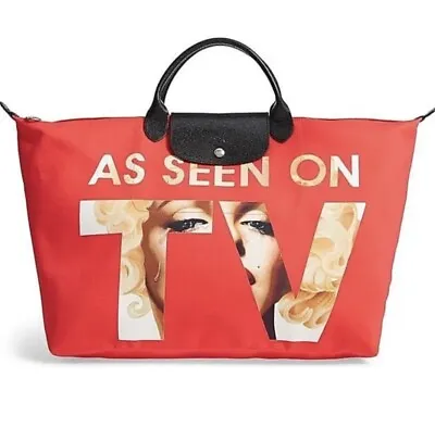 NWT LONGCHAMP X Jeremy Scott  Le Pliage  As Seen On TV  Tote XL ~ MADE IN FRANCE • $650
