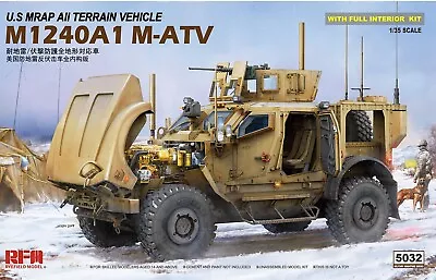 Rye Field Model 1/35 RM-5032 U.S MRAP All Terrain Vehicle M1240A1 M-ATV • $65.43