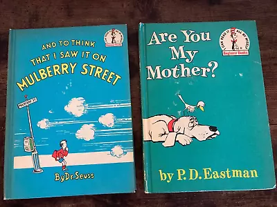 Lot 2 Dr Seuss Are You My Mother & (BANNED) To Think That Saw It On Mulberry St. • $39.99