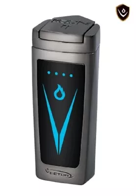 Vector - Icon II SENSOR Triple Flame Torch Gunmetal - VECTORICON II GUNMETAL • $85