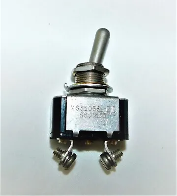 CUTLER HAMMER MS35058-22 Mil Spec SPST On-Off 20A Toggle Switch 1-Each NOS • $13