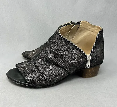 UNITY In DIVERSITY Black Leather Sage Sandal Boots Women’s Size US 7.5/EU 38 • $37.40