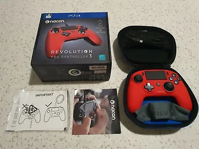 Nacon Revolution Pro Controller 3 (Red)- Playstation 4 - Ps4 - Free Shipping!  • $125.50