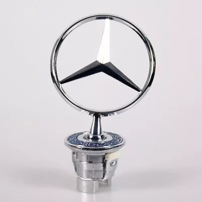 For MERCEDES BONNET HOOD LOGO EMBLEM BADGE For W124 W202 W203 W208 W210 / 44MM • $14.99