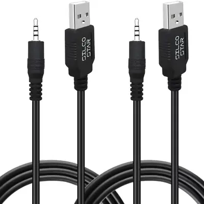 USB 2.0 To 3.5mm Audio Aux Plug Jack Headphone Cable Male To Male Lead Wire Cord • £3.69