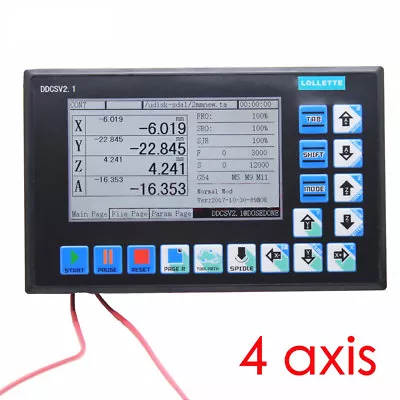 4 Axis Offline Controller Replace USB Mach3 CNC Controller Engraving Machine • $299