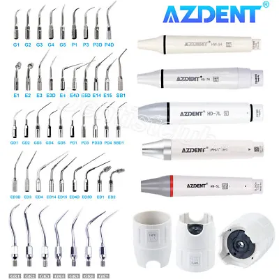 AZDENT Dental Ultrasonic Scaler Handpiece/Tips/Wrench/fit EMS/SATELEC/VRN • $0.99