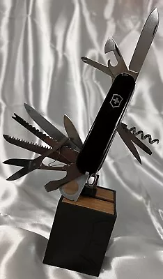 Victorinox Champion Swiss Army Knife New Vintage Black  • $75