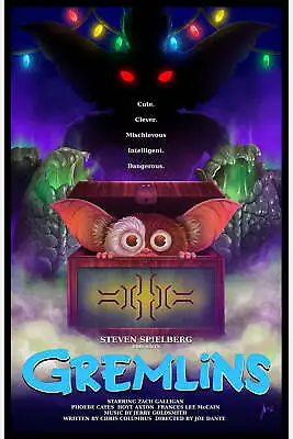 Gremlins By JJourdenaisART Ltd Edition X/30 Poster Print Mondo MINT Movie Art • $70