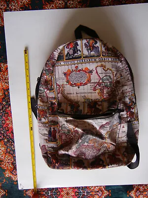 Backpack Old World Map Motif NEW • $29