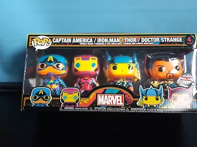 Funko Pop Marvel Set Of 4 Special Edition Figures • £20