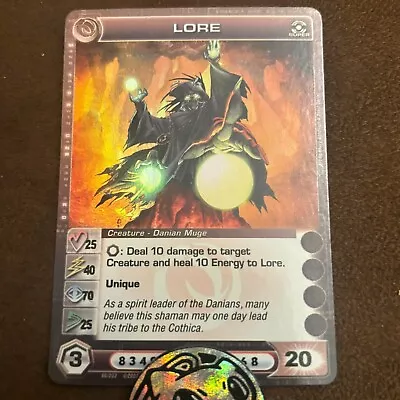 Chaotic Card Lore Super Rare Danian Min Energy • $1.47