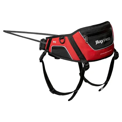 Julius-K9 Canicross-Gürtel Red/Black For Dog Sports New • £67.82