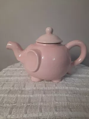 Vintage Novelty Teapot 50s Pink Elephant Ceramic Majolica Ceramic Teapot French • $57.99