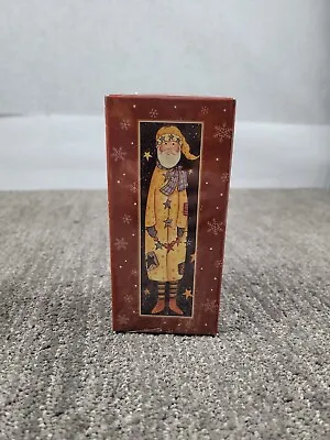 Vintage Lang And Wise Old Word Santa Star Ellen Stouffer Ornament New In Box • $26.79