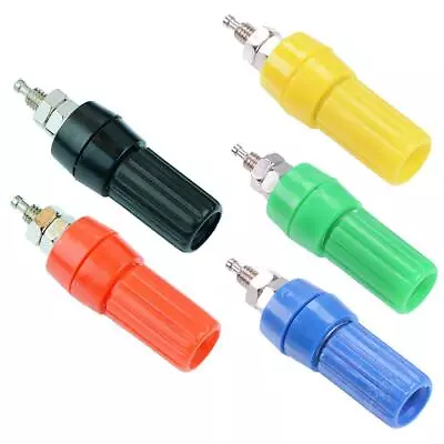 £1.99 • Buy Red Black Blue Green Yellow 4mm Test Terminal Binding Post Socket Connector