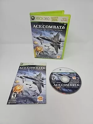 Ace Combat 6 Fires Of Liberation (Microsoft Xbox 360) CIB FREE FAST SHIPPING! • $19.99