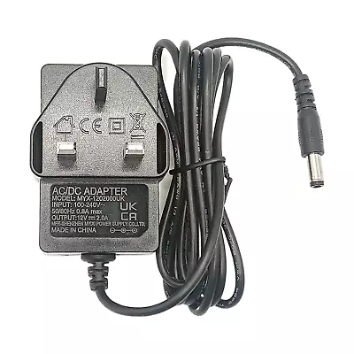 UK Mains AC/DC 12V 2A 2000mA Power Supply Adapter Plug Input 100-240V 50/60Hz • £11