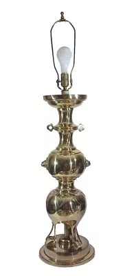 Monumental 41  1950's MARBRO James Mont Style Brass Asian Chinoiserie Table Lamp • $297.50