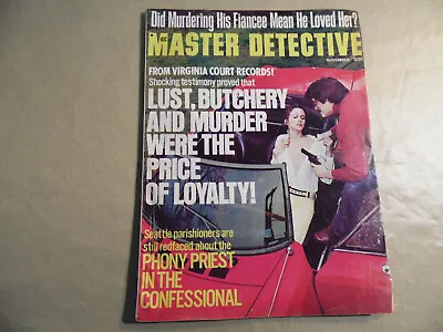 Master Detective Magazine / November 1973 / Free Domestic Shipping • $24.99