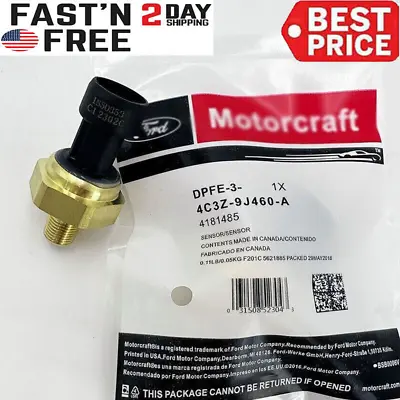 Exhaust Back Pressure EBP Sensor Fits 97-05 Diesel 6.0L 7.3L DPFE-3 Motorcraft • $17.99