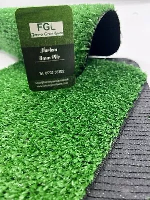 £0.99 • Buy Budget 8mm Artificial Grass - Astro - Cheap Lawn - Any Size - Fake Grass - Turf