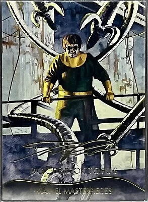 2020 Marvel Masterpieces Doctor Octopus Gold Foil Signature Series #1 • $4.99