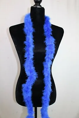 Royal Blue 14 Gram Marabou Feather Boa 2 Yard-Long Dancing WeddingParty • $5.99