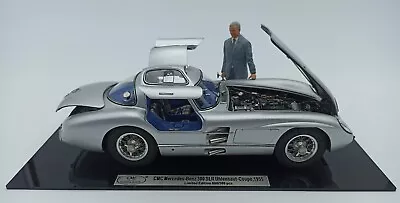 1:18 CMC 1955 Mercedes-Benz 300 SLR With Figurine M-246 • $799.99