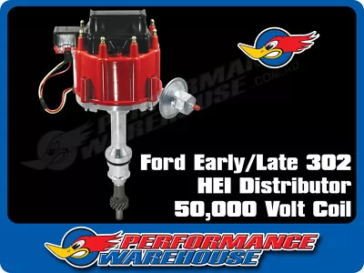 HEI Ford Early/Late 302 Distributor 50000 Volt Coil CAL-A6502RE • $140.55