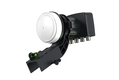 Quad LNB 4 Output Labgear  Universal Satellite For SKY HD Freesat With Bracket • £14.99