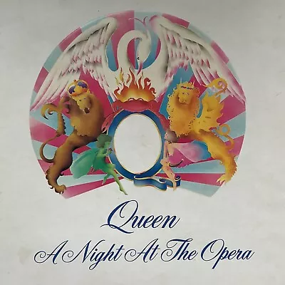 QUEEN A Night At The Opera UK 1975 Embossed  EMTC103 YAX 5063-2 5064-2  Blair's • £21.99