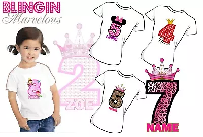 £1.99 • Buy Personalised Age Iron On Transfer Choice Of 12 Styles 
