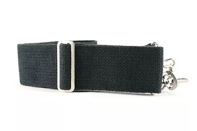 Vintage Black Cotton Webbing  Film  Camera Strap  • $29