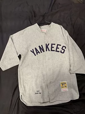 1929 Babe Ruth Road New York Yankees Mitchell & Ness Jersey Medium Mantle Gift • $265