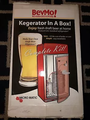 Micro Matic Kegerator In A Box Kit BevMo RCK-S Complete New Old Stock Sealed • $199.99