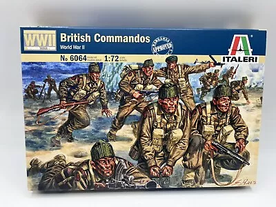 Italeri 1/72 WWII British Commando Soldiers Set Of 50 Figures • £9.49